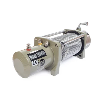 Лебедка автомобильная TOR ЛА S10000 г/п 4536 кг 28 м 12V