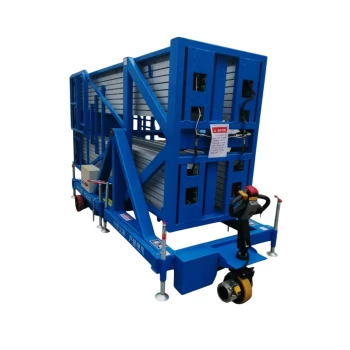 Подъемник мачтовый телескопический аккумуляторный самоходный, 200кг, 20м, GTWY20-200-4, Lead-acid