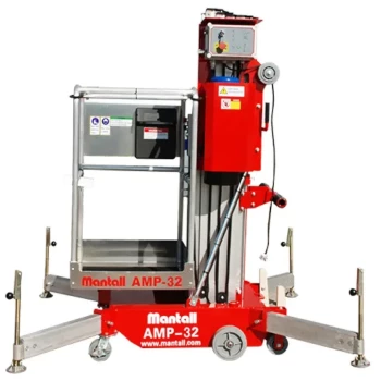 Подъемник мачтовый телескопический, передвижной, 159кг, 12м, Mantall AMP32