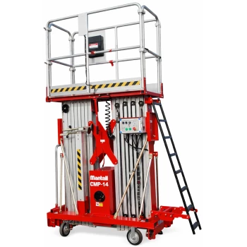 Подъемник мачтовый телескопический, передвижной, 200кг, 14м, Mantall CMP14-S