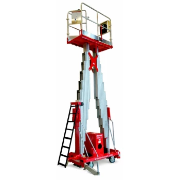 Подъемник мачтовый телескопический, передвижной, 272кг, 12м, Mantall CMP12-S