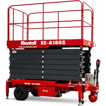 Подъемник ножничный самоходный, аккумуляторный, 300кг, 18м, Mantall XE-A180S