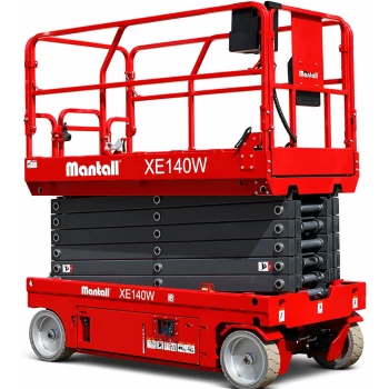 Подъемник ножничный самоходный, 350кг, 14м, Mantall, XE140W, Li-ion