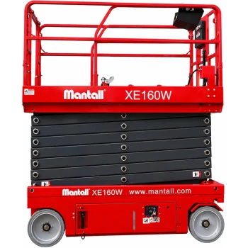 Подъемник ножничный самоходный, аккумуляторный, 250кг, 15,7м, Mantall XE160W (II)