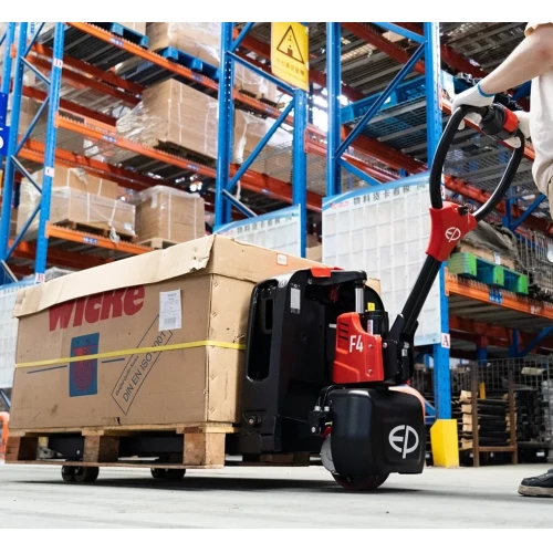 Электротележка (транспортировщик паллет) 1,5т, F4 EP Equipment,  Li-ion, 1 батарея, 1 ЗУ!