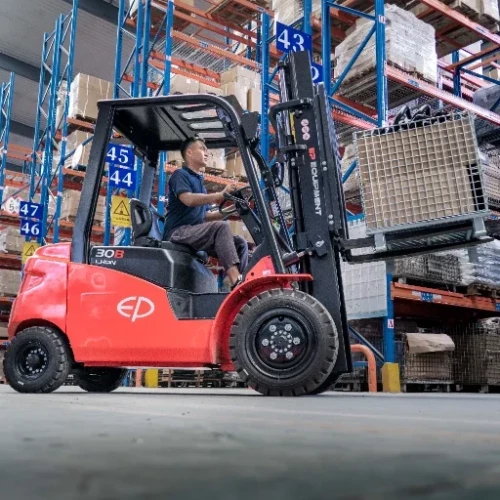 Электрический вилочный погрузчик 2,5т, 4,8м, EFL 252 EP Equipment, Li-ion