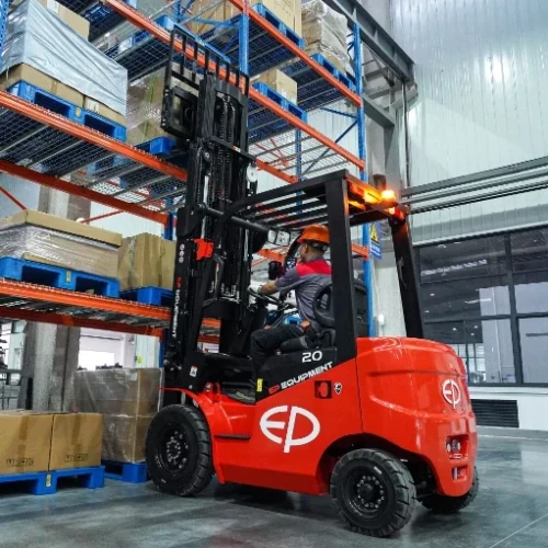 Электрический вилочный погрузчик, 2т, 3,3м, EFL 203P EP Equipment, Li-ion, усиленный