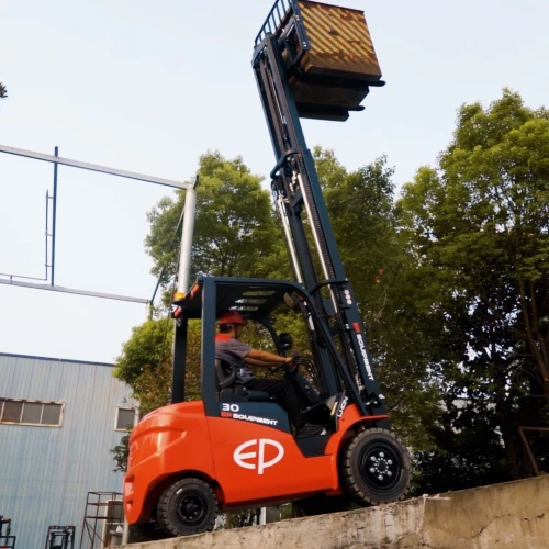 Электрический вилочный погрузчик, 2,5т, 4,8м, EFL253S EP Equipment, Li-ion, усиленный