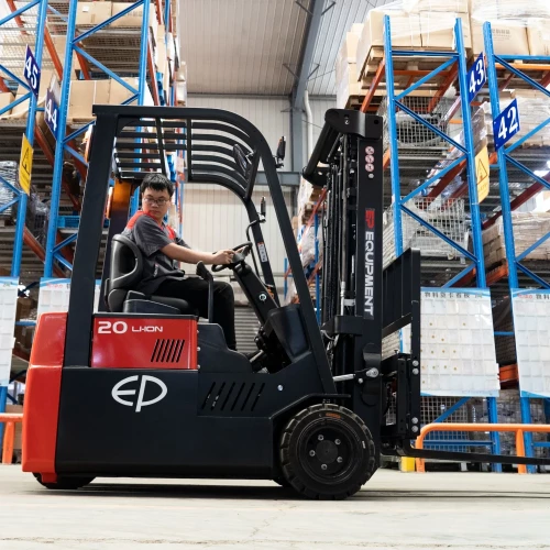 Электрический вилочный погрузчик 2т, 4,8м, CPD20TVL EP Equipment, Li-ion