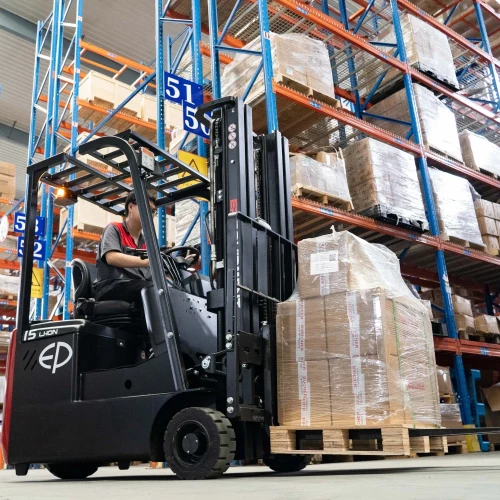Электрический вилочный погрузчик, 1,5т, 3м, EFS151 EP Equipment, Li-ion