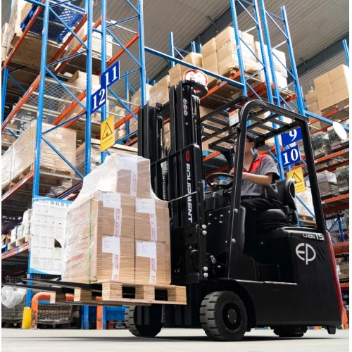 Электрический вилочный погрузчик, 1,5т, 3м, EFS151 EP Equipment, Li-ion