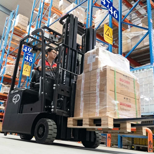 Электрический вилочный погрузчик, 1,5т, 3м, EFS151 EP Equipment, Li-ion