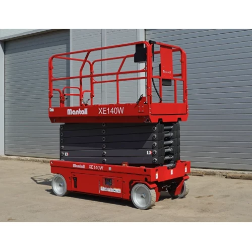 Подъемник ножничный самоходный, 350кг, 14м, Mantall, XE140W, Li-ion