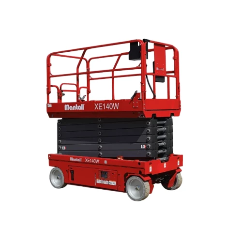 Подъемник ножничный самоходный, 350кг, 14м, Mantall, XE140W, Li-ion