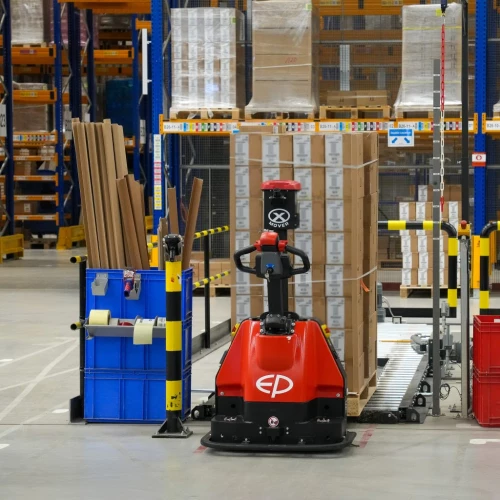 Автоматический транспортировщик паллет, 1,5т, EP XP15, Li-ion