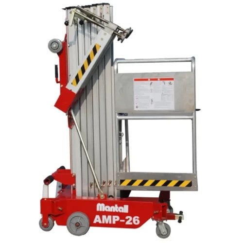 Подъемник мачтовый телескопический, передвижной,  159кг, 8м, Mantall AMP20