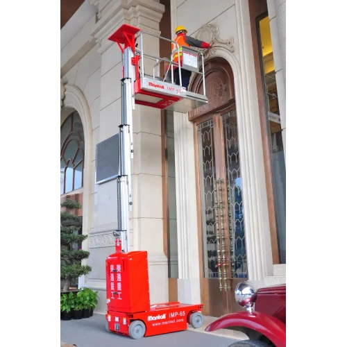 Вертикальный мачтовый подъемник, самоходный, 230кг, 6,5м, Mantall IMP65
