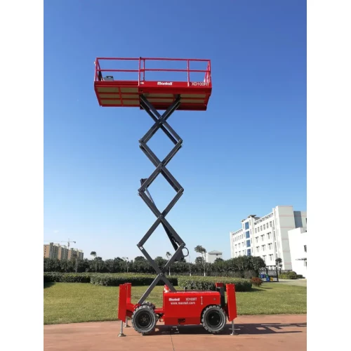 Дизельный мачтовый подъемник, самоходный, 567кг, 10м, Mantall XD100RT