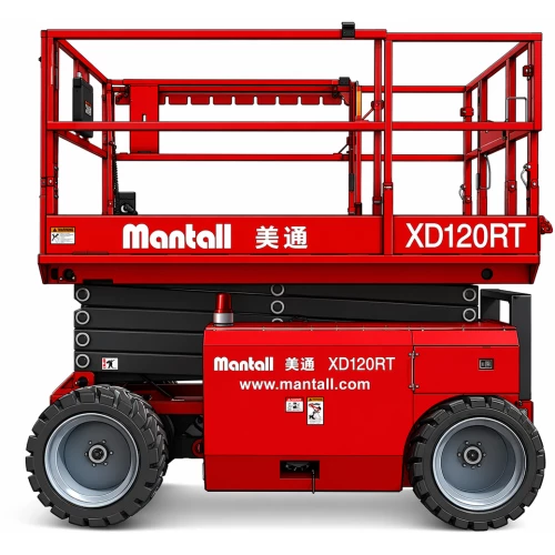 Дизельный мачтовый подъемник, самоходный, 454кг, 12м, Mantall XD120RT