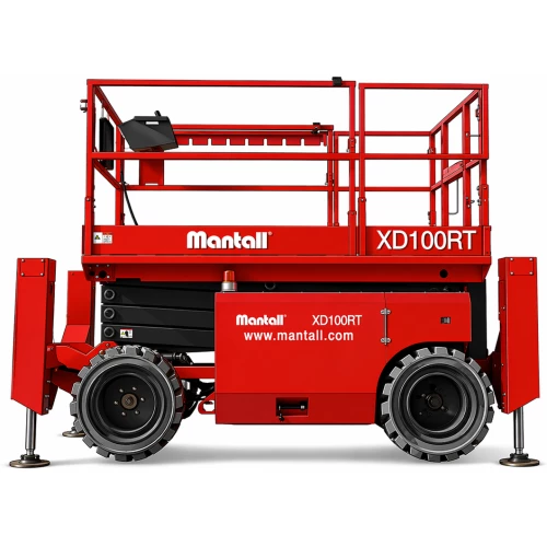 Дизельный мачтовый подъемник, самоходный, 567кг, 10м, Mantall XD100RT