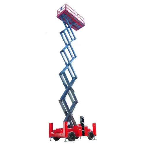 Дизельный ножничный подъемник, самоходный, 570кг, 18м, Mantall XDW180RT