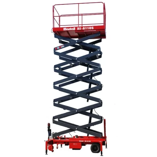 Подъемник ножничный, самоходный, 1000кг, 11м, Mantall XE-A110H