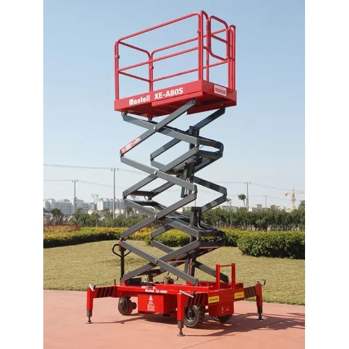 Подъемник ножничный самоходный, аккумуляторный, 450кг, 8м, Mantall XE-A80S