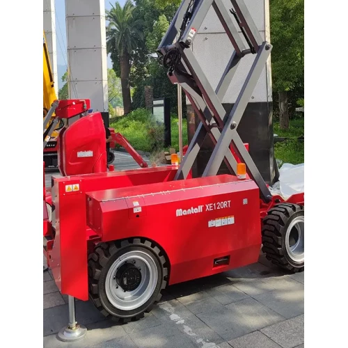 Подъемник ножничный самоходный, аккумуляторный, 345кг, 14м, Mantall XE140RT