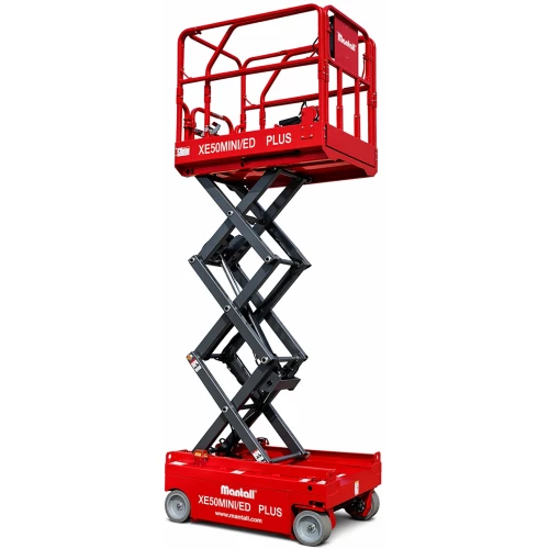 Подъемник ножничный самоходный, аккумулчторный, 240кг, 5,4м, Mantall XE50MINI/ED PLUS