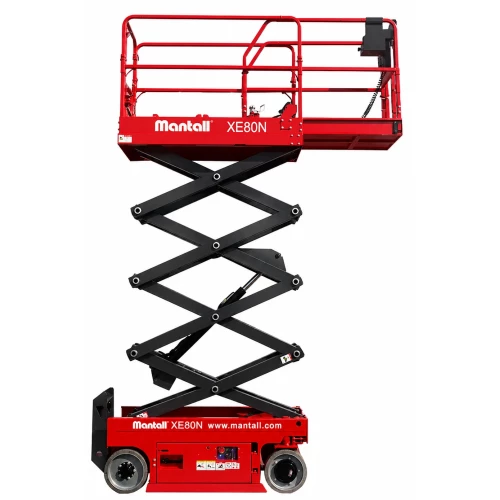 Подъемник ножничный самоходный, аккумуляторный, 230кг, 7,8м, Mantall  XE80N