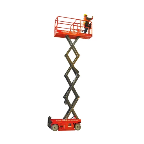 Подъемник ножничный самоходный, аккумуляторный, 230кг, 7,8м, Mantall  XE80N