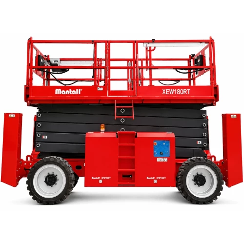 Подъемник ножничный самоходный, аккумуляторный, 750кг, 18м, Mantall XEW-180RT