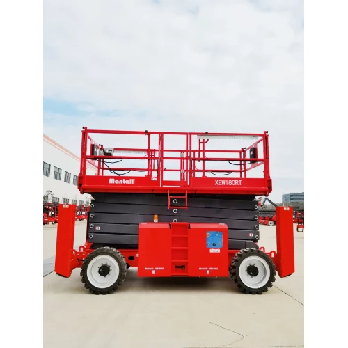 Подъемник ножничный самоходный, аккумуляторный, 750кг, 18м, Mantall XEW-180RT