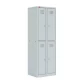 Четырехсекционный металлический шкаф для одежды ШРМ-24