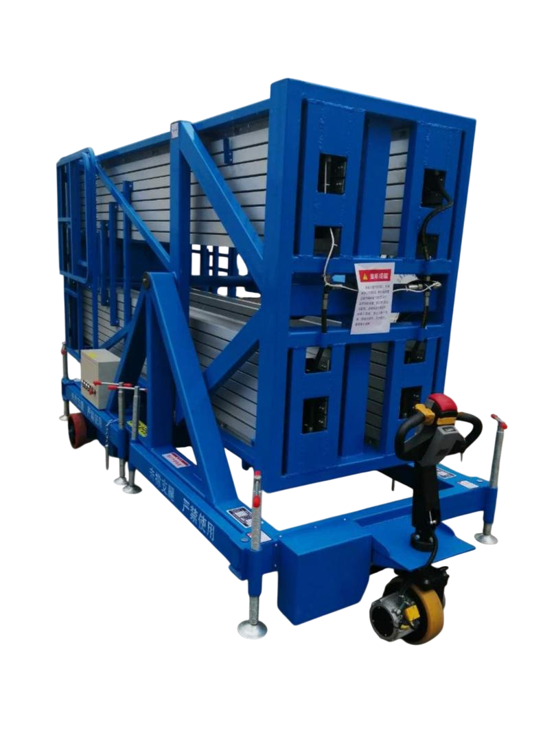 Подъемник мачтовый телескопический аккумуляторный самоходный, 200кг, 20м, GTWY20-200-4, Lead-acid