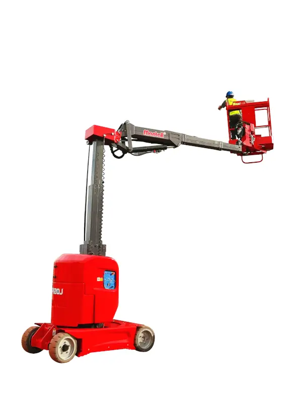 Вертикальный мачтовый подъемник, самоходный, 200кг, 12м, Mantall IMP120J