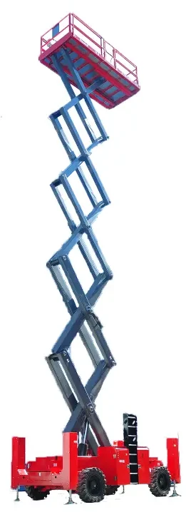 Дизельный ножничный подъемник, самоходный, 570кг, 18м, Mantall XDW180RT