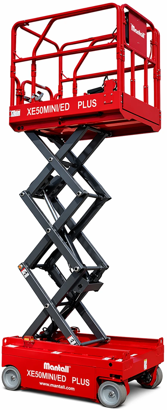 Подъемник ножничный самоходный, аккумулчторный, 240кг, 5,4м, Mantall XE50MINI/ED PLUS