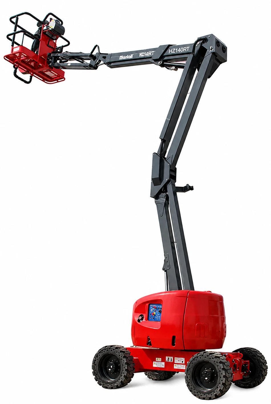 Подъемник коленчатый самоходный, дизельный, 14м, 230кг, Mantall HZ140JRT